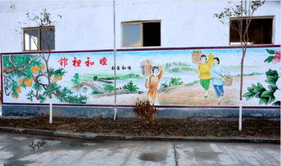 永胜乡镇文化墙 乡风文明焕发新活力