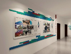 永胜企业文化墙用什么材料好？