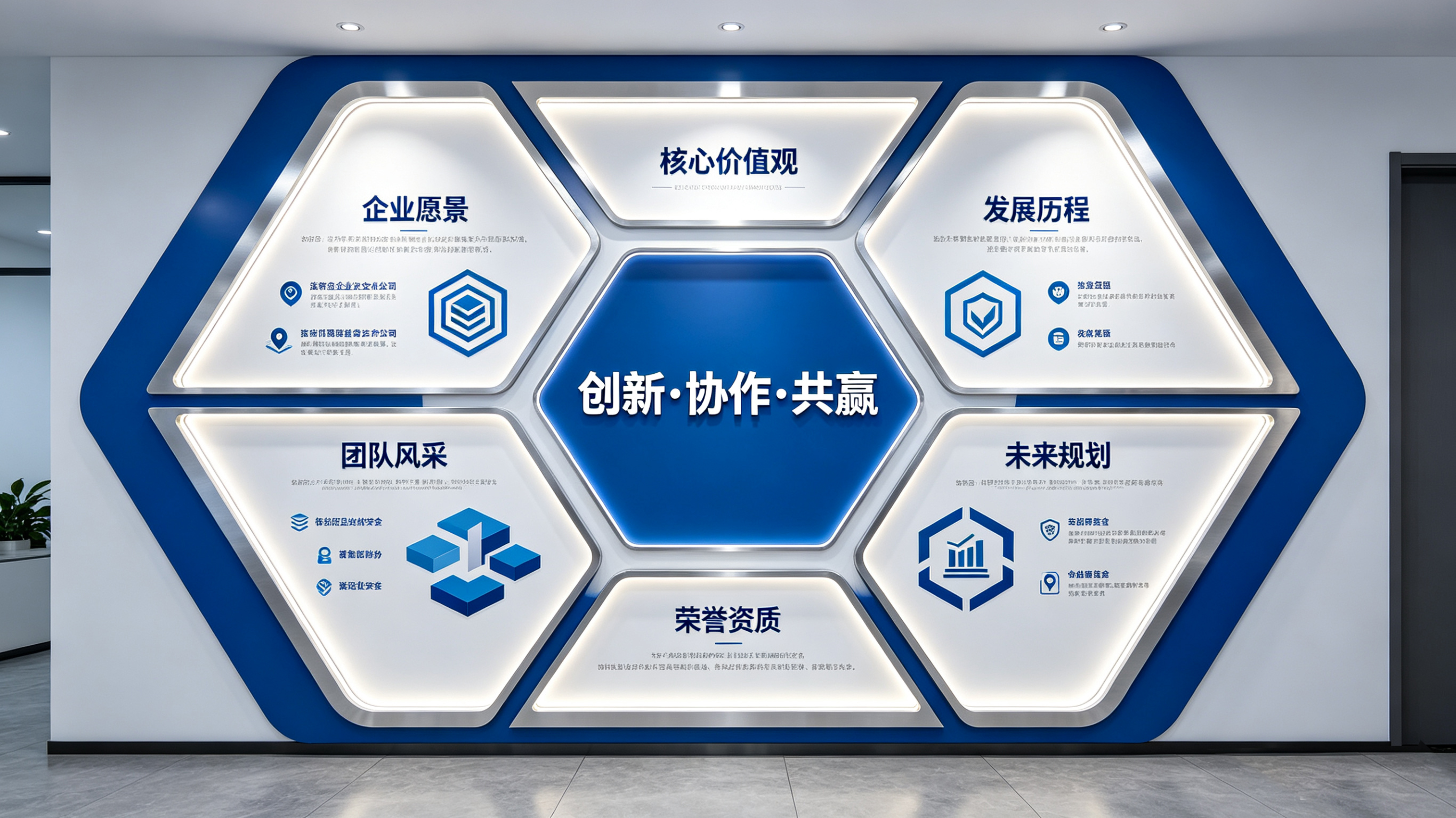 永胜企业文化墙六边形避坑指南（新手常犯5个错误）